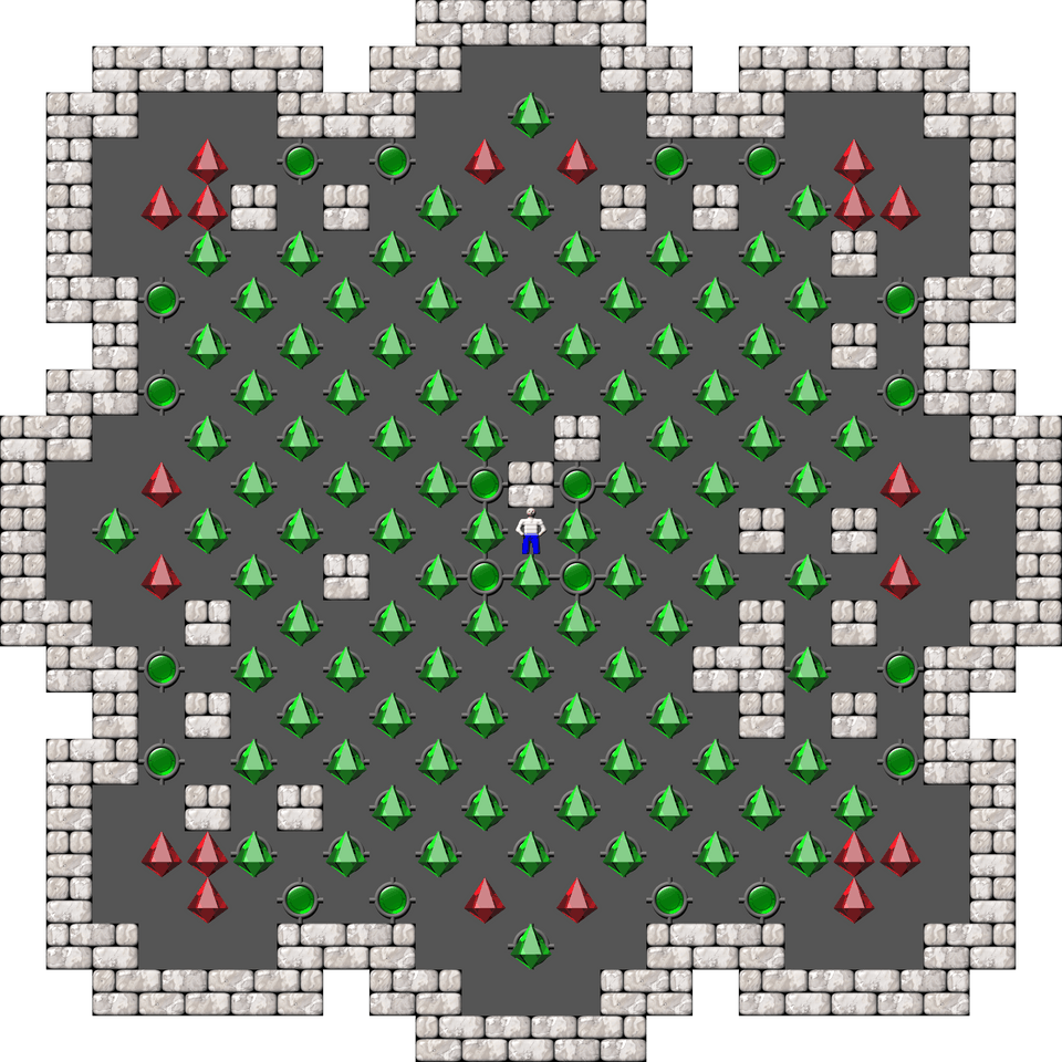 Sokoban David W. Skinner Arranged level 348